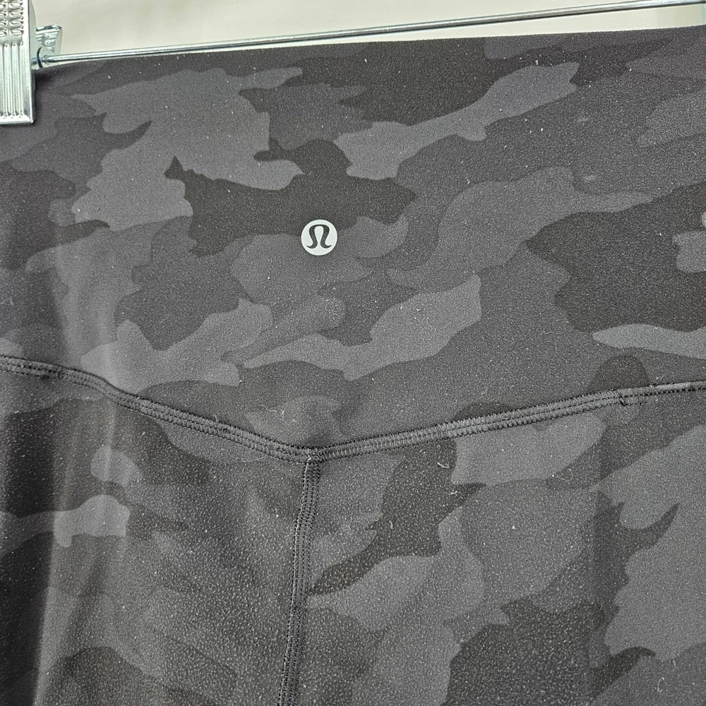 Lululemon Pants Womens 4 Align Joggers Black Camo Athletic Gym Leisure Yoga